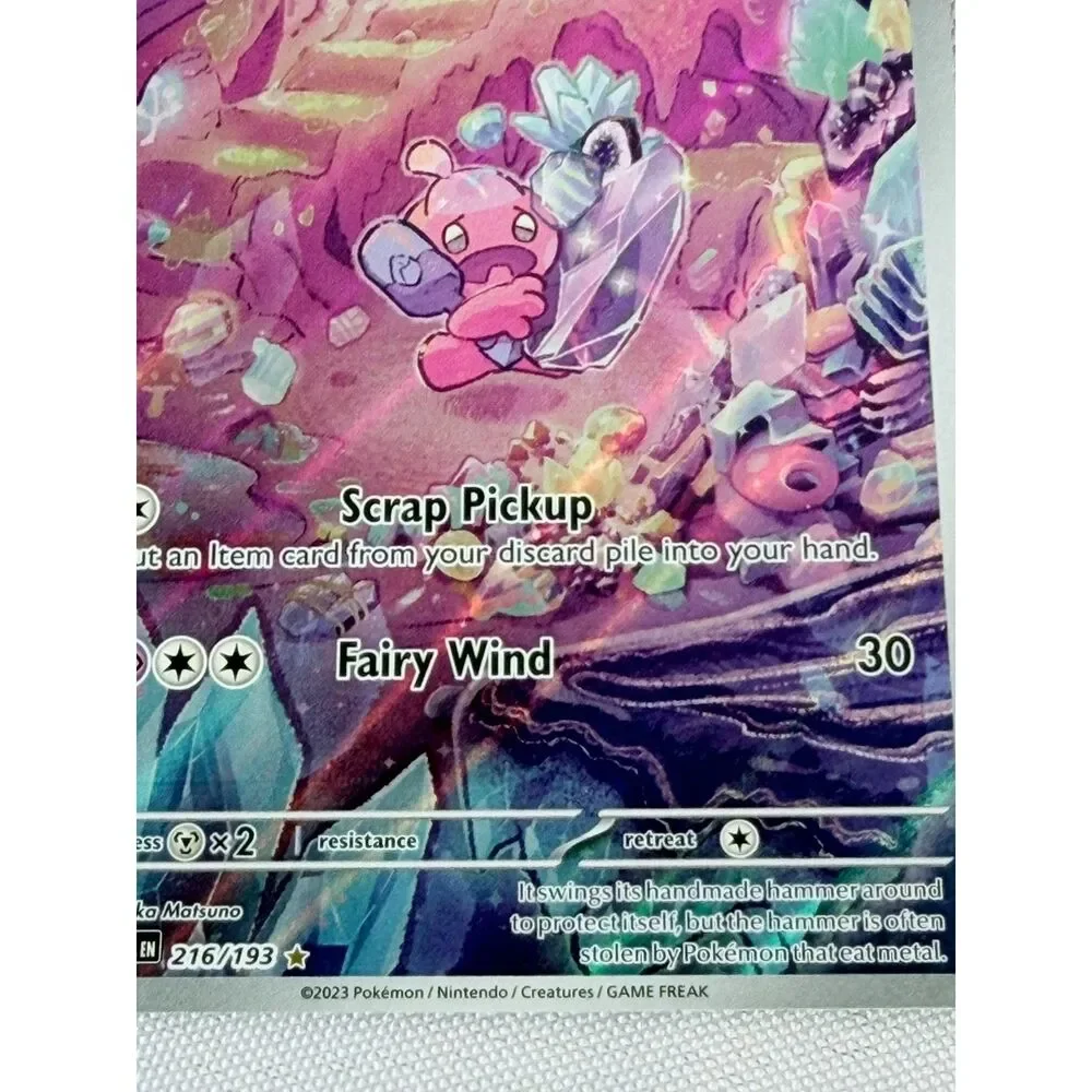 Tinkatink Holo Illustration Rare SV02: Paldea Evolved 216/193 NM Pokemon